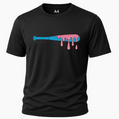 Ice Cream Baseball Bat With Baseball Sprinkles Drip Performance Shirt
