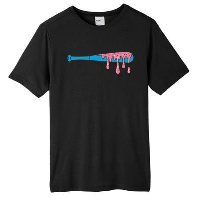 Ice Cream Baseball Bat With Baseball Sprinkles Drip Tall Fusion ChromaSoft Performance T-Shirt