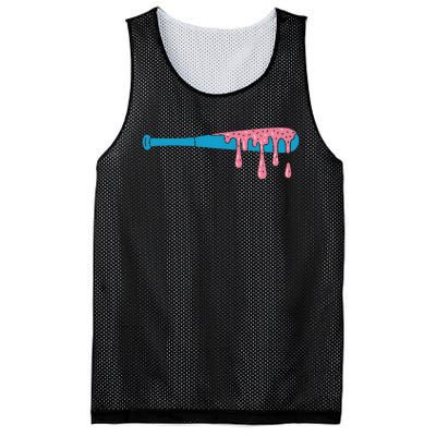 Ice Cream Baseball Bat With Baseball Sprinkles Drip Mesh Reversible Basketball Jersey Tank