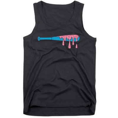 Ice Cream Baseball Bat With Baseball Sprinkles Drip Tank Top