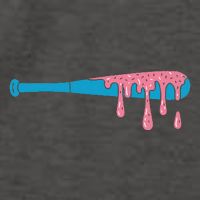Ice Cream Baseball Bat With Baseball Sprinkles Drip Vector Backpack