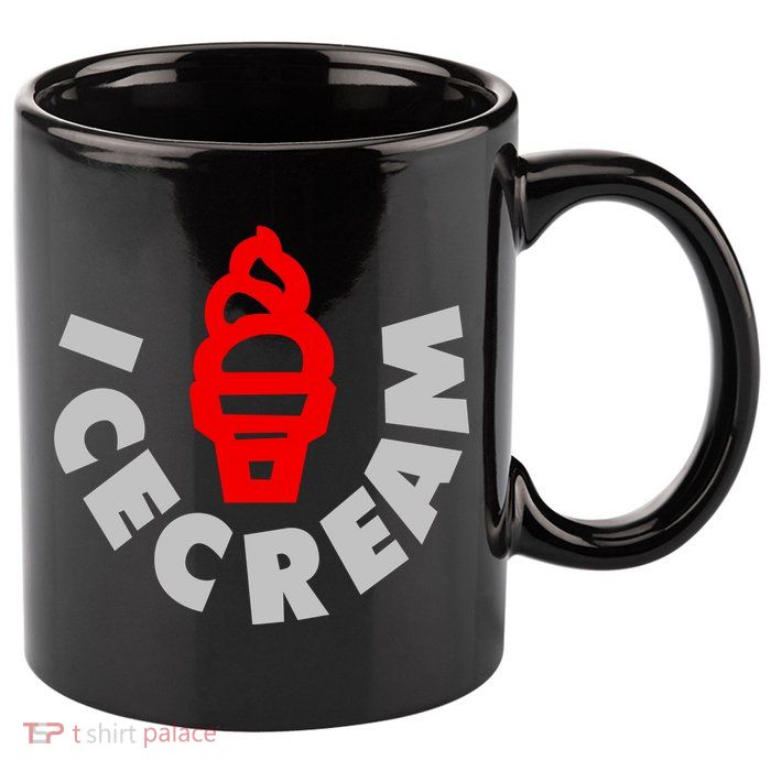 Ice Cream BBC 11oz C Handle Ceramic Mug