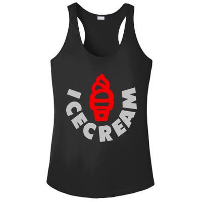 Ice Cream BBC Ladies PosiCharge Competitor Racerback Tank