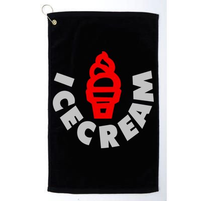 Ice Cream BBC Golf Towel