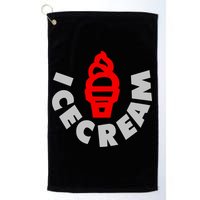 Ice Cream BBC Golf Towel