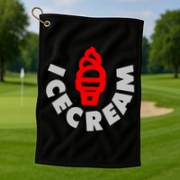 Ice Cream BBC Golf Towel