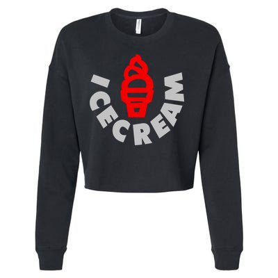 Ice Cream BBC Cropped Pullover Crew