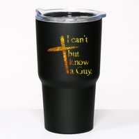 I Cant But I Know A Guy Jesus Cross Funny Christian Tumbler