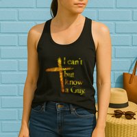I Cant But I Know A Guy Jesus Cross Funny Christian Womens Tank Top