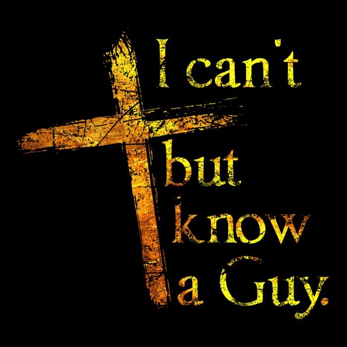 I Cant But I Know A Guy Jesus Cross Funny Christian Toddler Hoodie