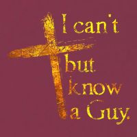I Cant But I Know A Guy Jesus Cross Funny Christian 16oz Travel Tumbler