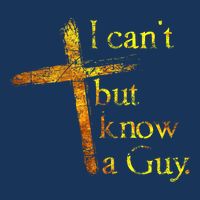 I Cant But I Know A Guy Jesus Cross Funny Christian Infant Baby Jersey Bodysuit