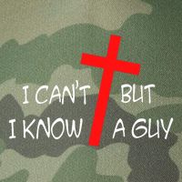 I CanT But I Know A Guy Jesus Cross Funny Christian Saying Legacy Tie Dye Trucker Hat