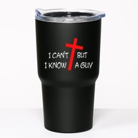 I CanT But I Know A Guy Jesus Cross Funny Christian Saying Tumbler