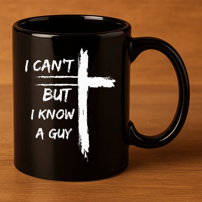 I Can't But I Know A Guy Funny 11oz C Handle Ceramic Mug