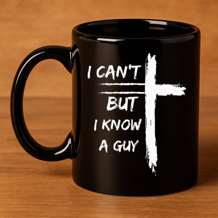 I Can't But I Know A Guy Funny 11oz C Handle Ceramic Mug