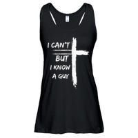 I Can't But I Know A Guy Funny Ladies Essential Flowy Tank