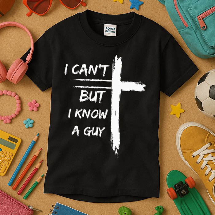 I Can't But I Know A Guy Funny Kids T-Shirt