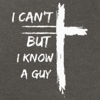 I Can't But I Know A Guy Funny Cotton Canvas Backpack