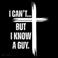 I Cant But I Know A Guy Christian Faith Cross Zip Tote Bag