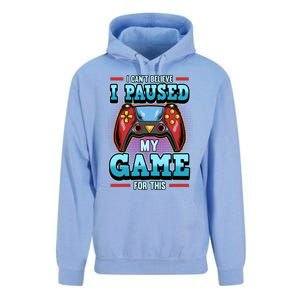 I Cant Believe I Paused My Game For This Cool Gift Unisex Surf Hoodie