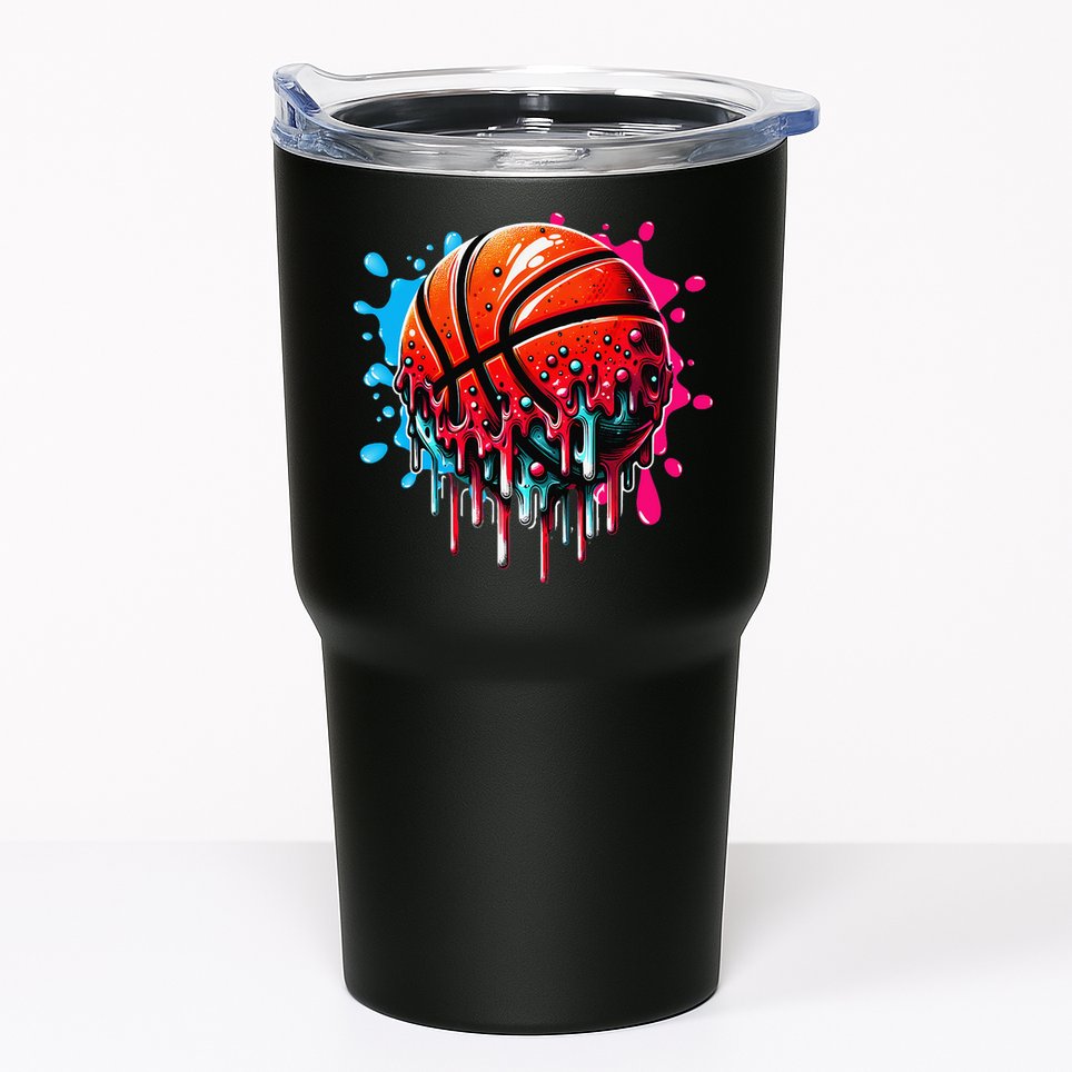 Ice Cream Basketball Drip Basketball Stuff Tumbler