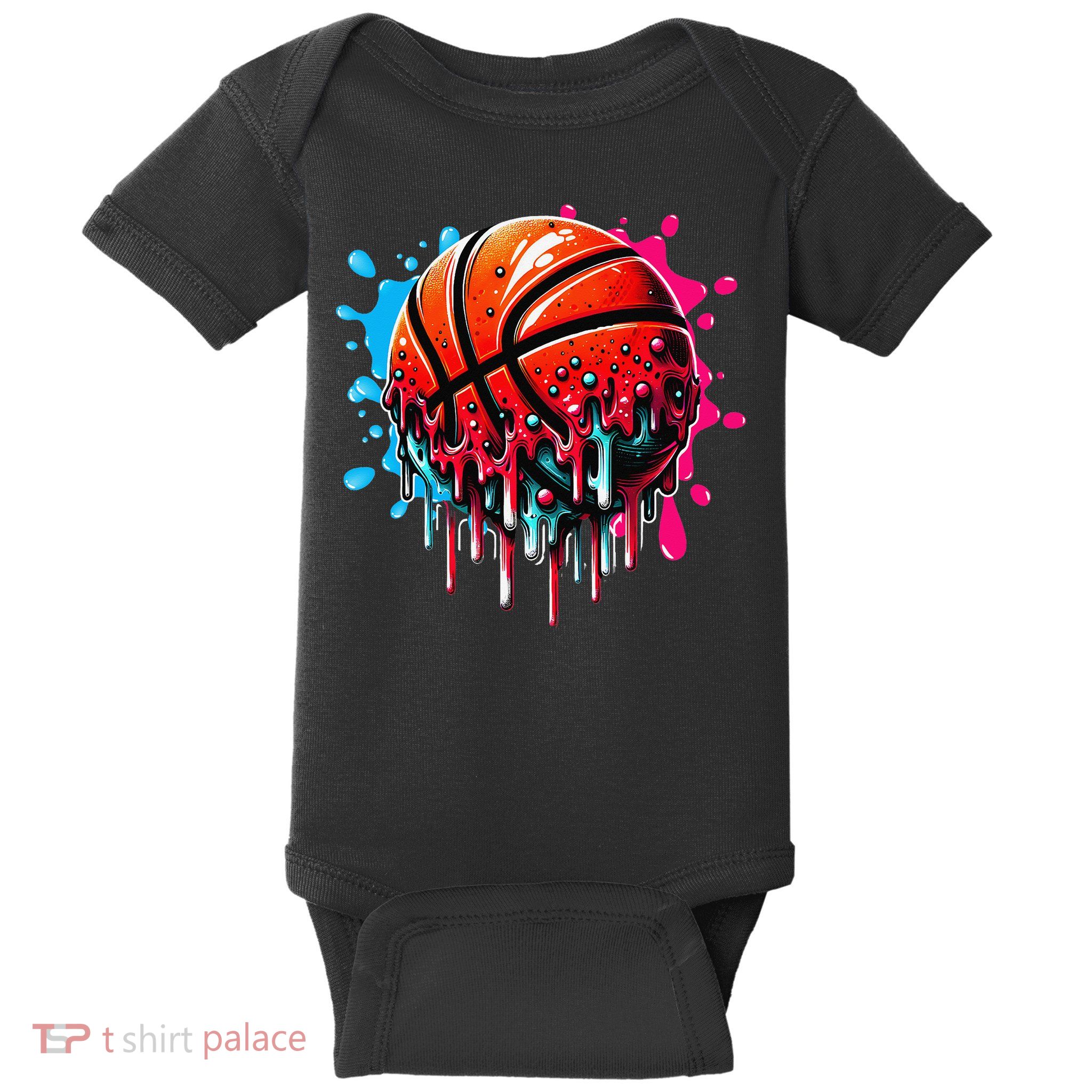 Ice Cream Basketball Drip Basketball Stuff Baby Bodysuit