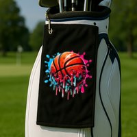 Ice Cream Basketball Drip Basketball Stuff Golf Towel