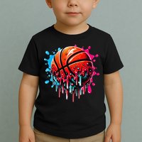 Ice Cream Basketball Drip Basketball Stuff Toddler T-Shirt