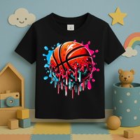 Ice Cream Basketball Drip Basketball Stuff Toddler T-Shirt