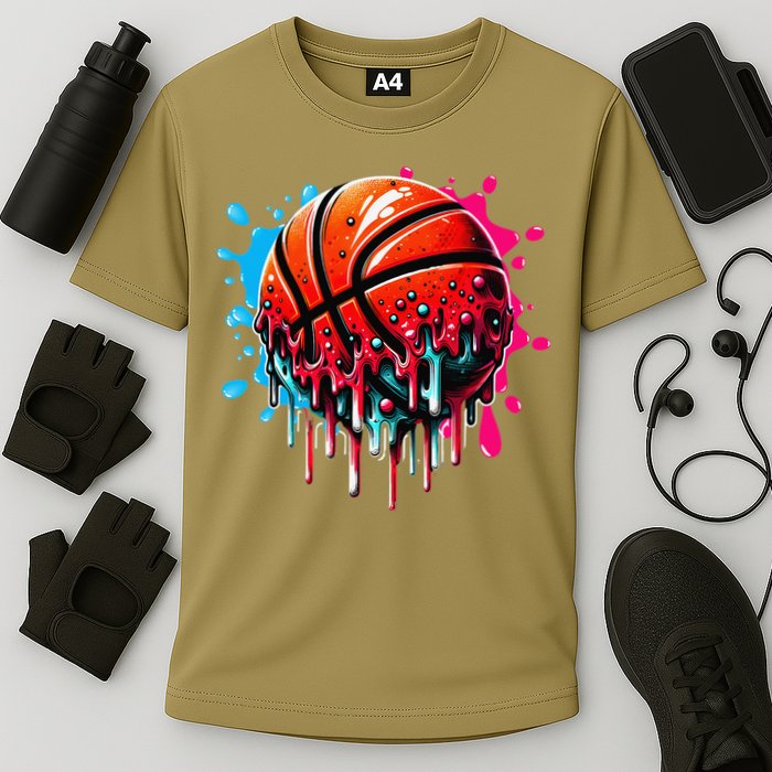 Ice Cream Basketball Drip Basketball Stuff Performance Shirt