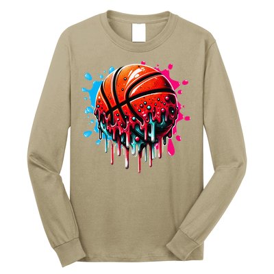 Ice Cream Basketball Drip Basketball Stuff Long Sleeve Shirt