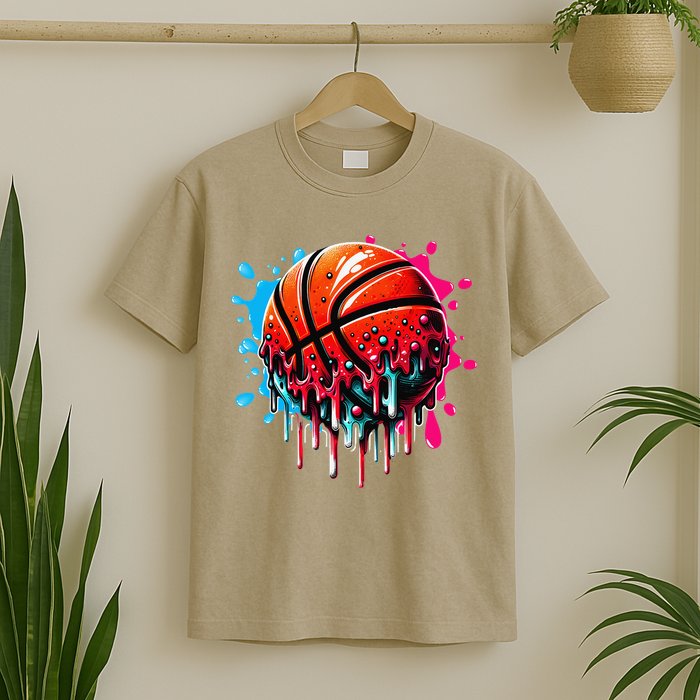 Ice Cream Basketball Drip Basketball Stuff T-Shirt