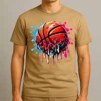 Ice Cream Basketball Drip Basketball Stuff T-Shirt