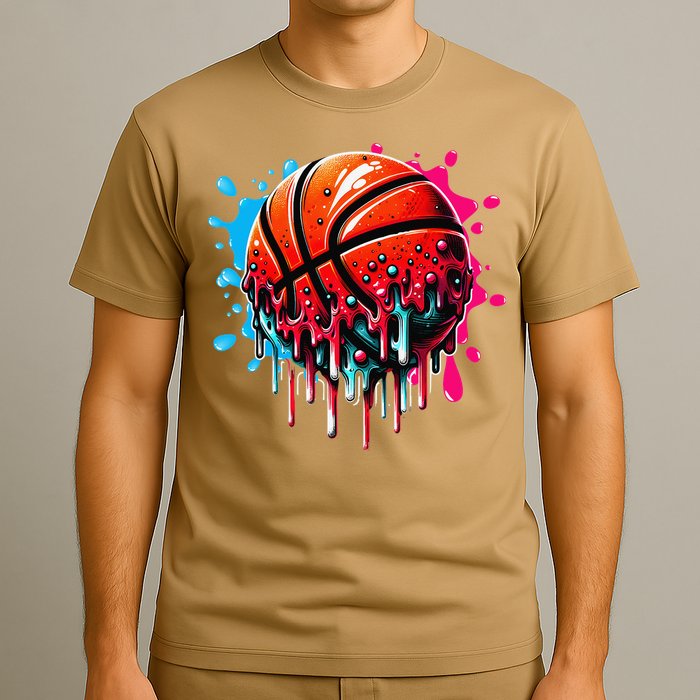 Ice Cream Basketball Drip Basketball Stuff T-Shirt