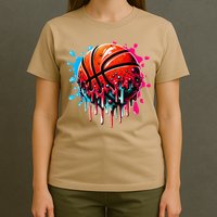 Ice Cream Basketball Drip Basketball Stuff T-Shirt