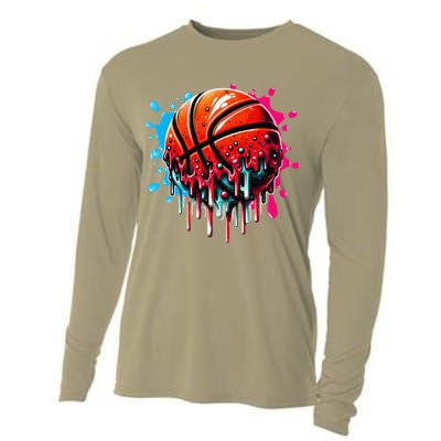 Ice Cream Basketball Drip Basketball Stuff Cooling Performance Long Sleeve Crew