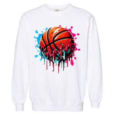 Ice Cream Basketball Drip Basketball Stuff Garment-Dyed Sweatshirt