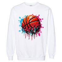 Ice Cream Basketball Drip Basketball Stuff Garment-Dyed Sweatshirt