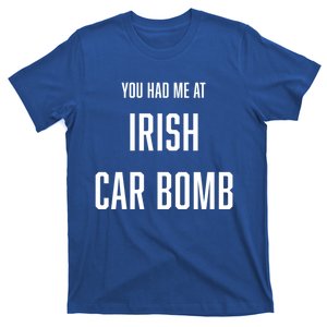 Irish Car Bomb Cocktail Booze Bartender St Patrick's Day Gift T-Shirt