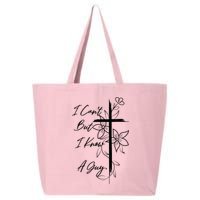 I Cant But I Know A Guy Jesus Cross Funny Christian God 25L Jumbo Tote