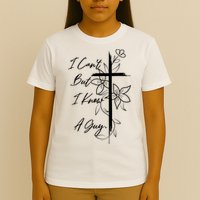 I Cant But I Know A Guy Jesus Cross Funny Christian God T-Shirt