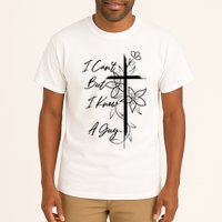 I Cant But I Know A Guy Jesus Cross Funny Christian God Tall T-Shirt
