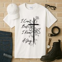 I Cant But I Know A Guy Jesus Cross Funny Christian God Tall T-Shirt