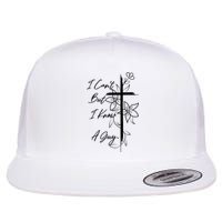 I Cant But I Know A Guy Jesus Cross Funny Christian God Flatbill Hat