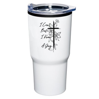 I Cant But I Know A Guy Jesus Cross Funny Christian God Tumbler