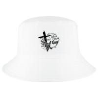 I Cant But I Know A Guy Jesus Cross Funny Christian Cool Comfort Performance Bucket Hat