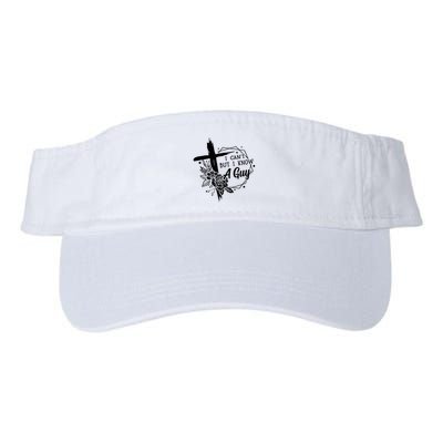 I Cant But I Know A Guy Jesus Cross Funny Christian Visor
