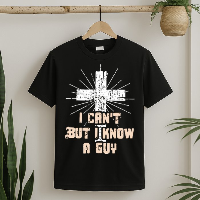 I Can’T But I Know A Guy Christian Jesus God Faith T-Shirt