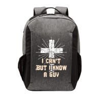 I Can’T But I Know A Guy Christian Jesus God Faith Vector Backpack